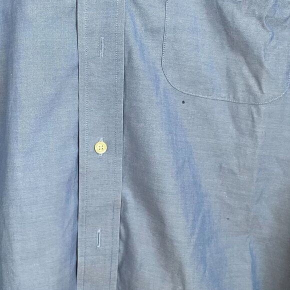 Brooks Brothers Mens Shirt Medium Blue Long Sleeves Button Down Original Polo - Picture 9 of 12